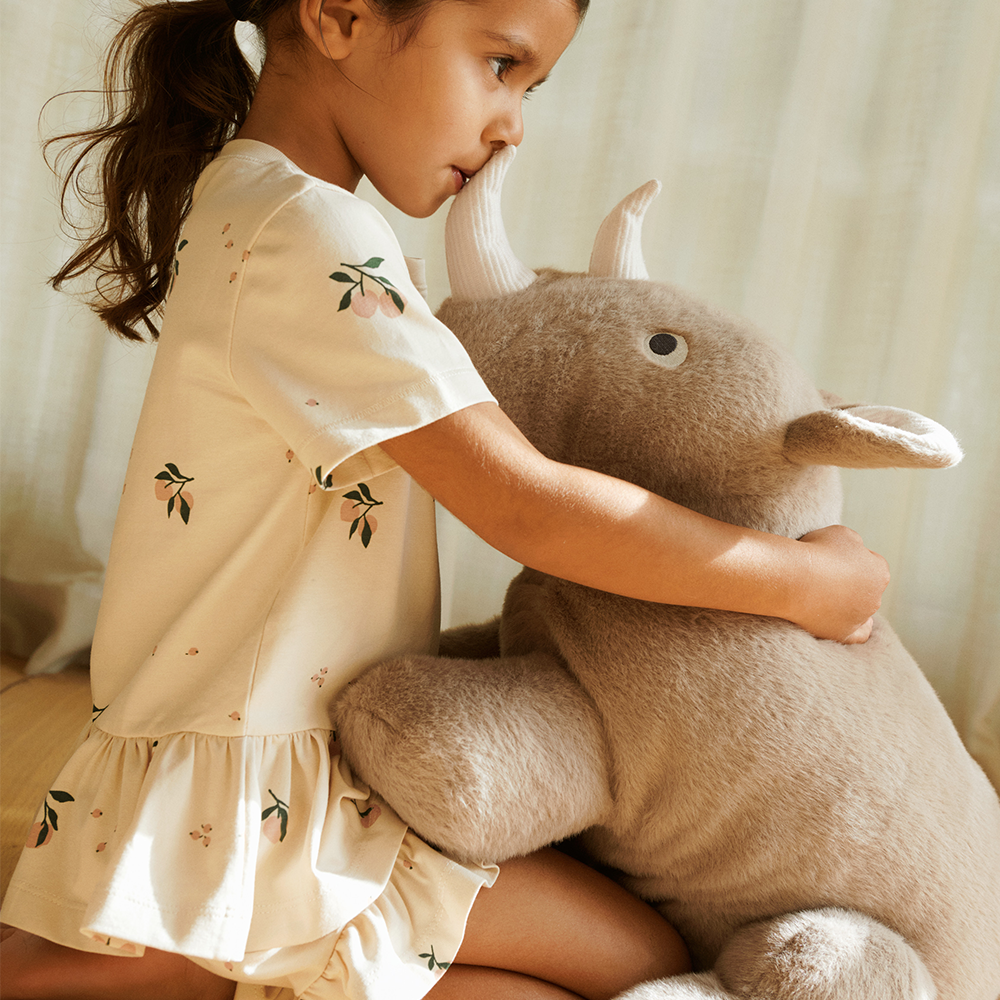 Liewood Kuscheltier Rhino 'Barnaby' Gross Stone Beige