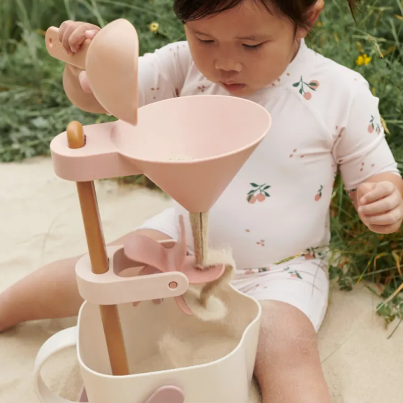 Liewood Sand Toy Set 'Roald' Peach/Sea Shell