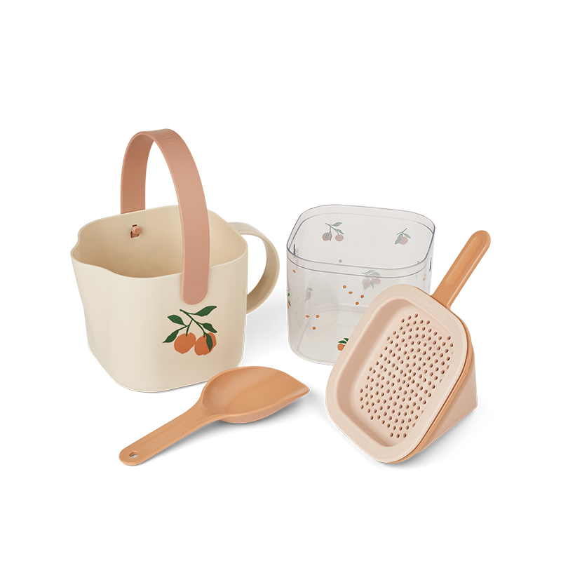 Liewood Sand Toy Set 'Roald' Peach/Sea Shell