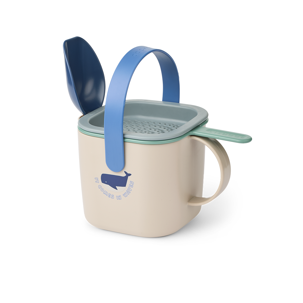 Liewood Sand Play Set 'Roald' Shark/Dove Blue
