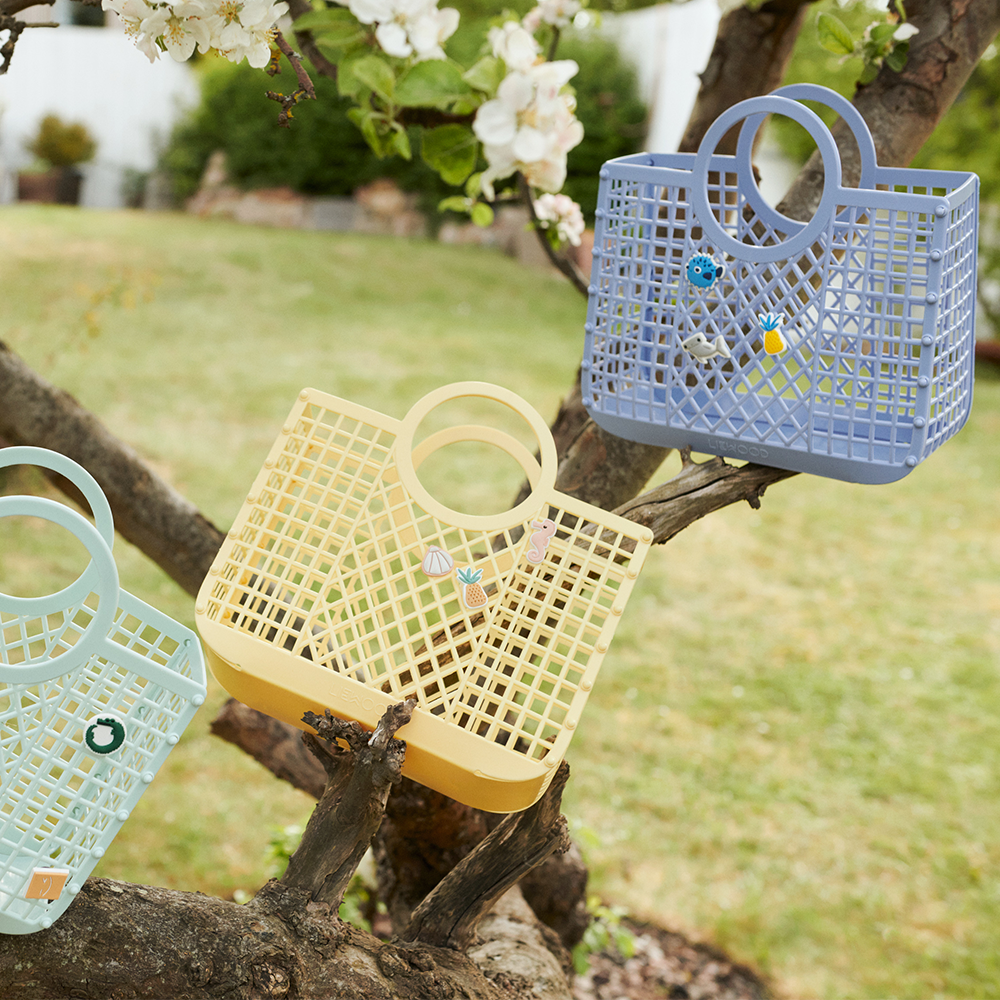 Liewood Panier de courses pour enfants avec charms « Samantha » Lavande