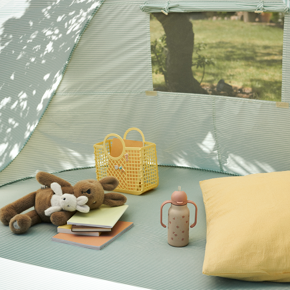 Liewood  Kinder-Einkaufskorb mit Charms 'Samantha' Lemonade - Online MY SNOWFLAKE