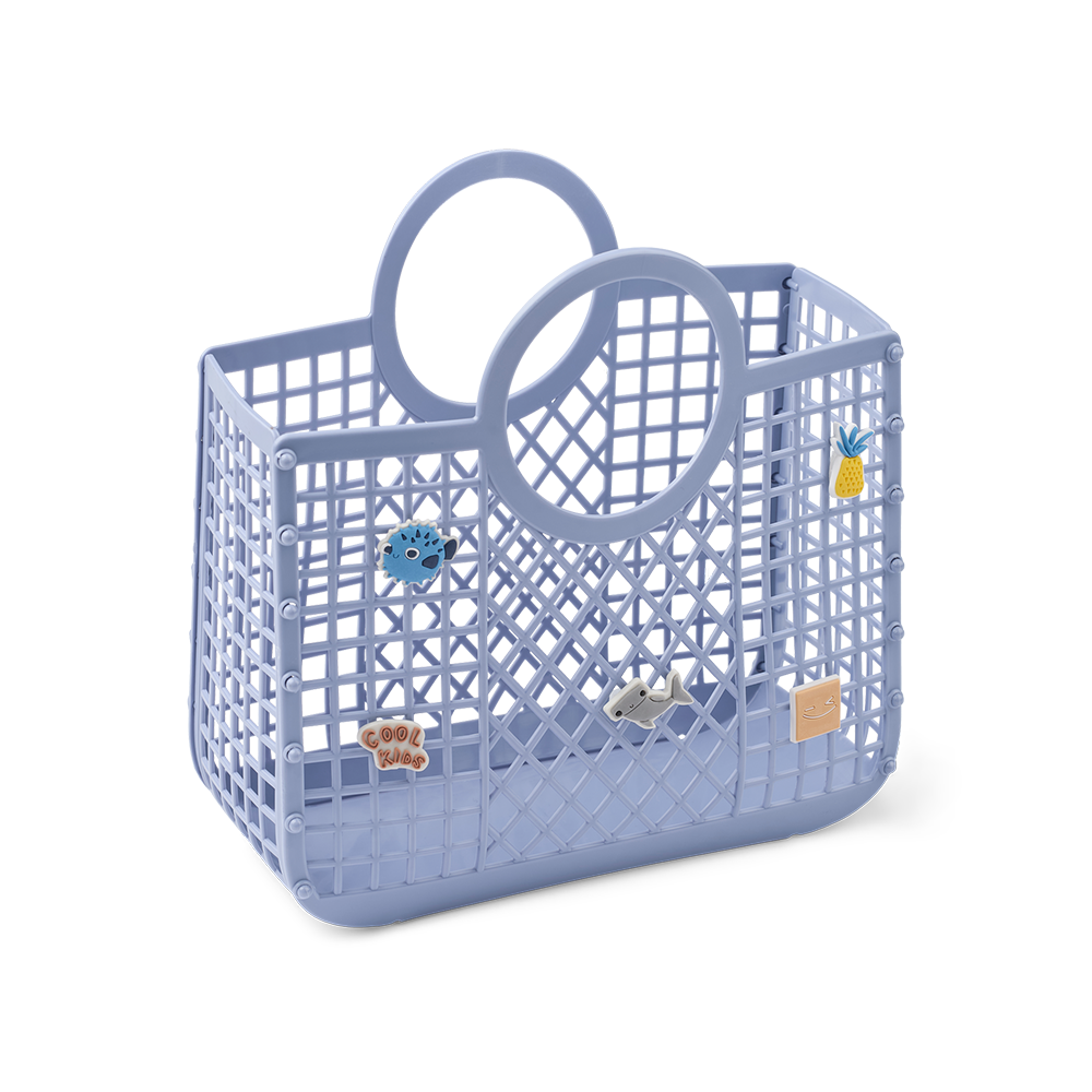 Liewood Panier de courses pour enfants avec charms « Samantha » Lavande