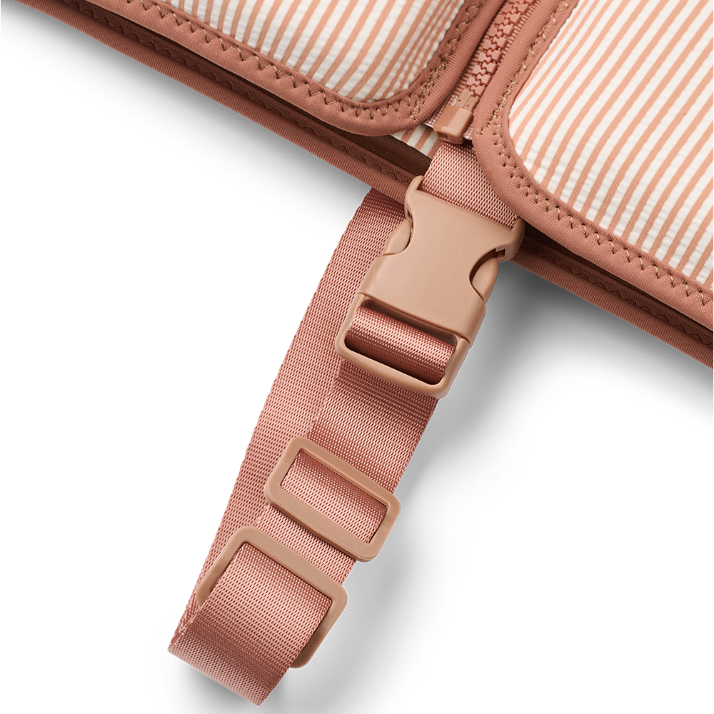 Gilet de natation Liewood « Dove » rayé Toscane pâle/Crème de la Crème