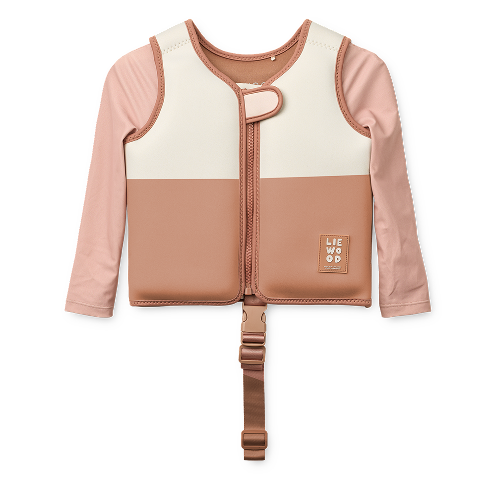 Liewood Schwimmweste mit langen Ärmeln 'Dove' Tuscany Rose Multi Mix