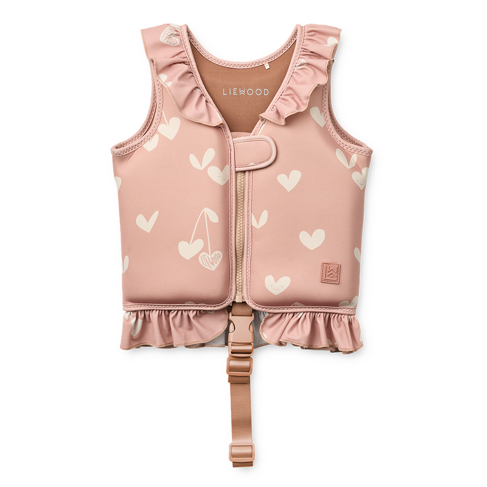 Gilet de natation Liewood 'Dove' Sweethearts/Toscane pâle