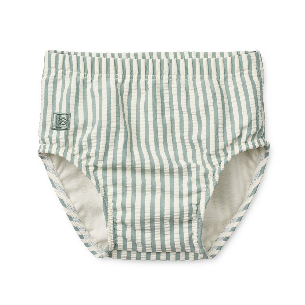Liewood  Seersucker Baby UV-Badehose 'Anthony' Peppermint/Sandy