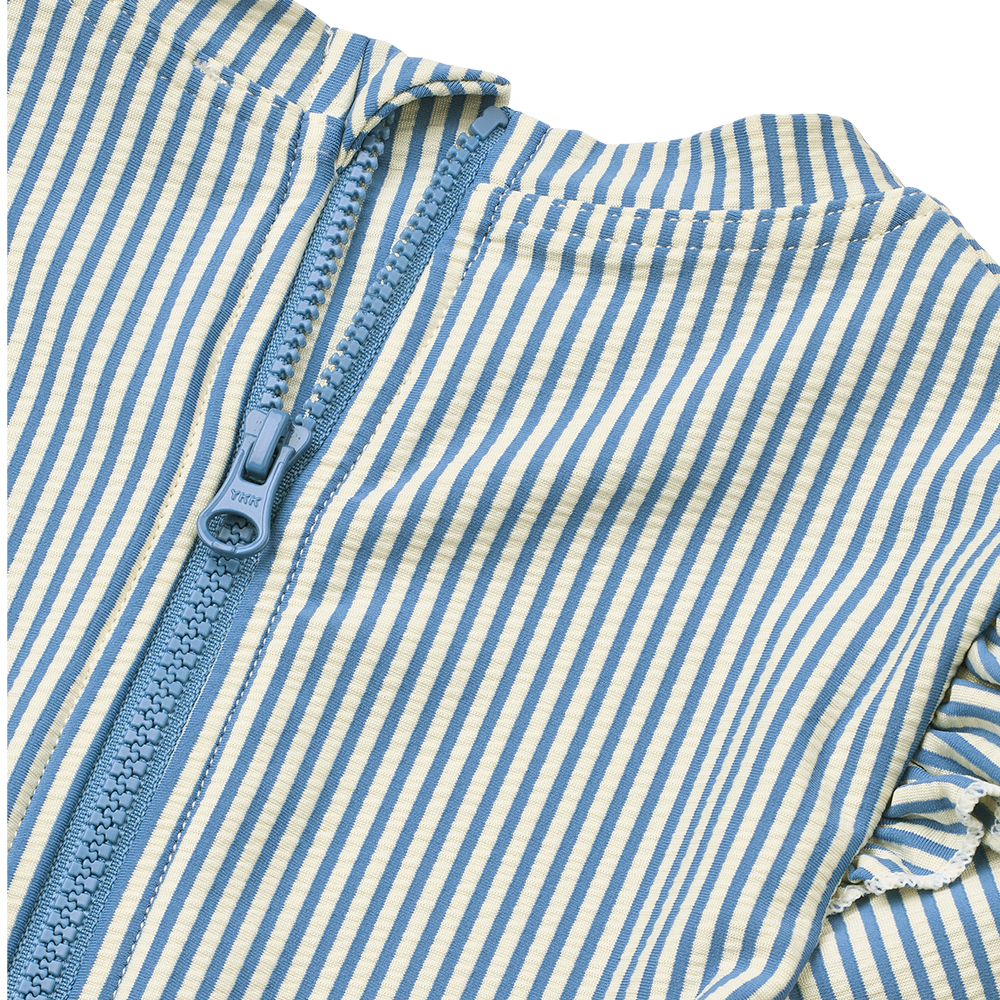 Liewood  Seersucker UV-Badeanzug 'Sille' Riverside/Creme de la Creme