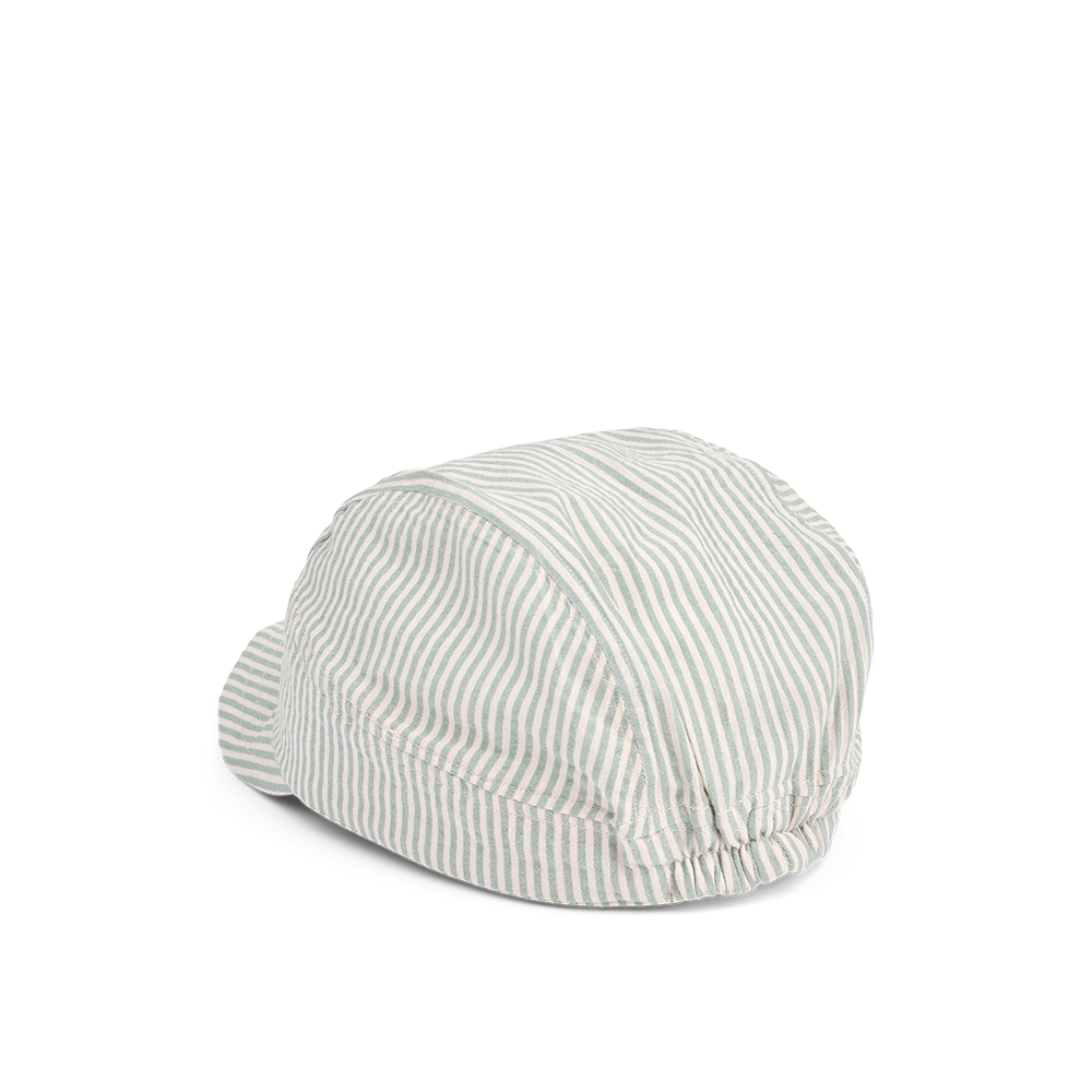 Liewood Chapeau de soleil en seersucker « Theon » Peppermint/Sandy