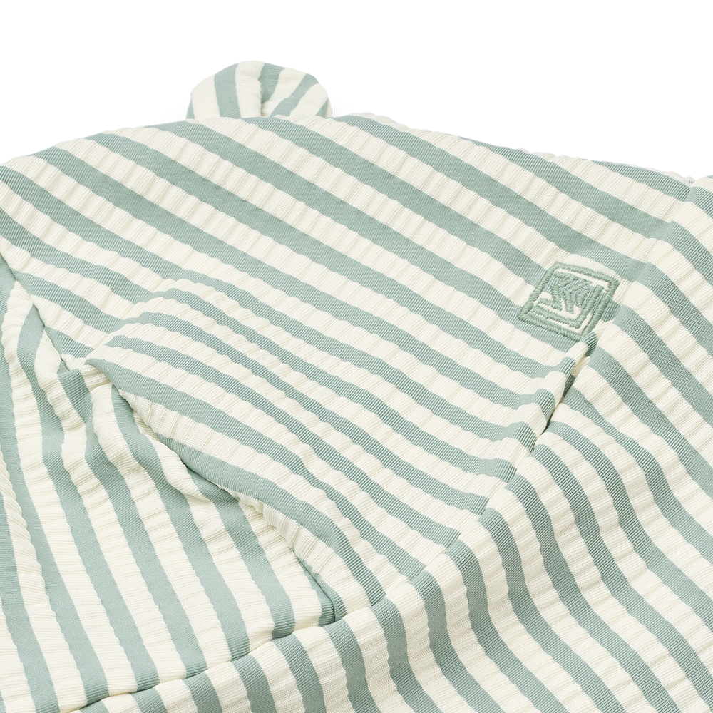 Chapeau de soleil UV Liewood Seersucker « Senia » Peppermint/Sandy