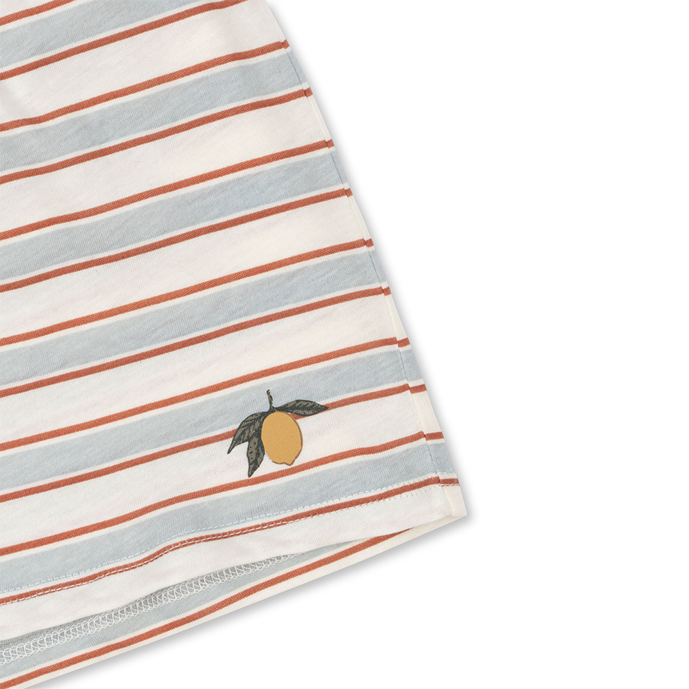 T-shirt et short Konges Sløjd « Famo Set » Pearl Stripe