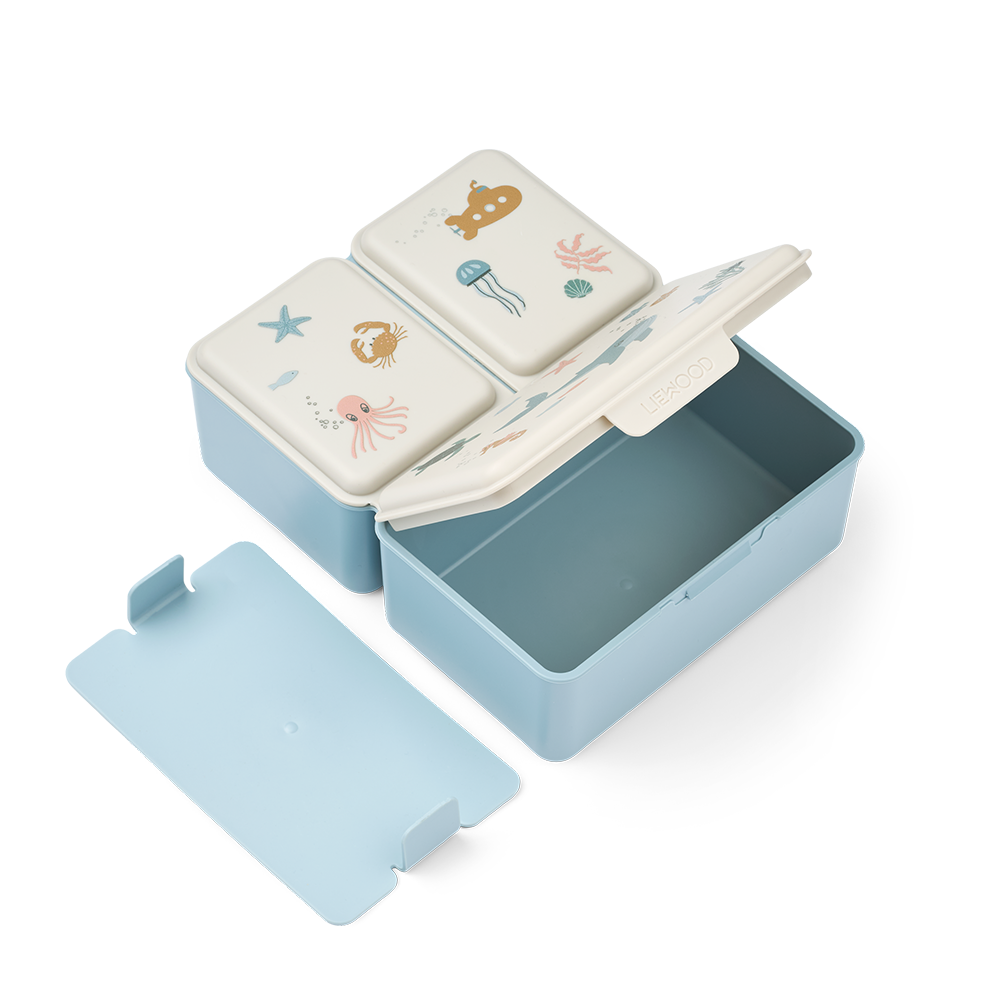 Liewood  Kinder Lunchbox 'Driss' Sea Creature/Sandy