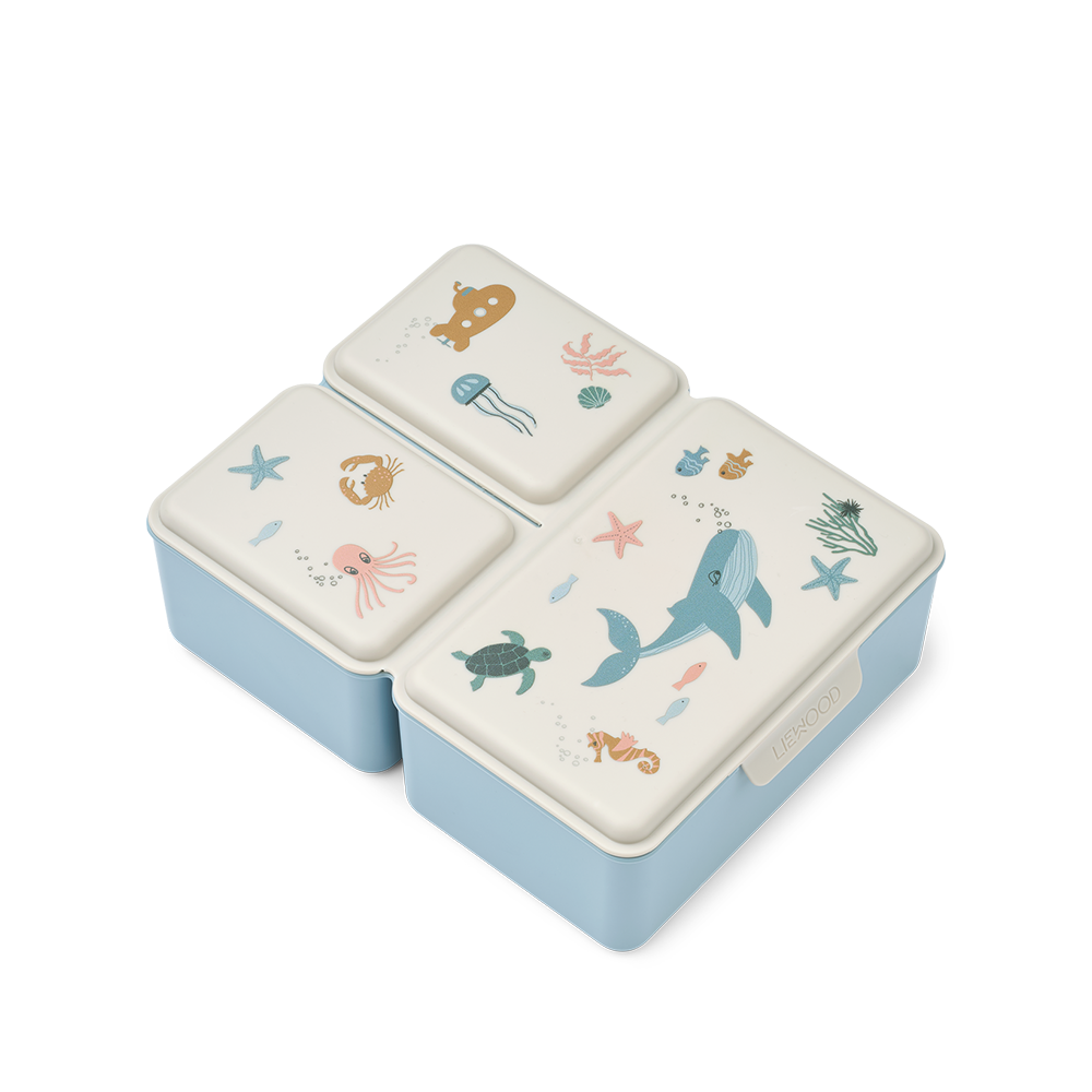 Liewood  Kinder Lunchbox 'Driss' Sea Creature/Sandy