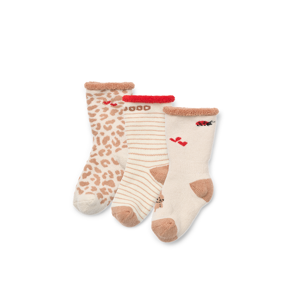 Liewood  Stoppersocken/Anti-Rutsch Socken 'Eloy' 3er Wild Child Multi Mix