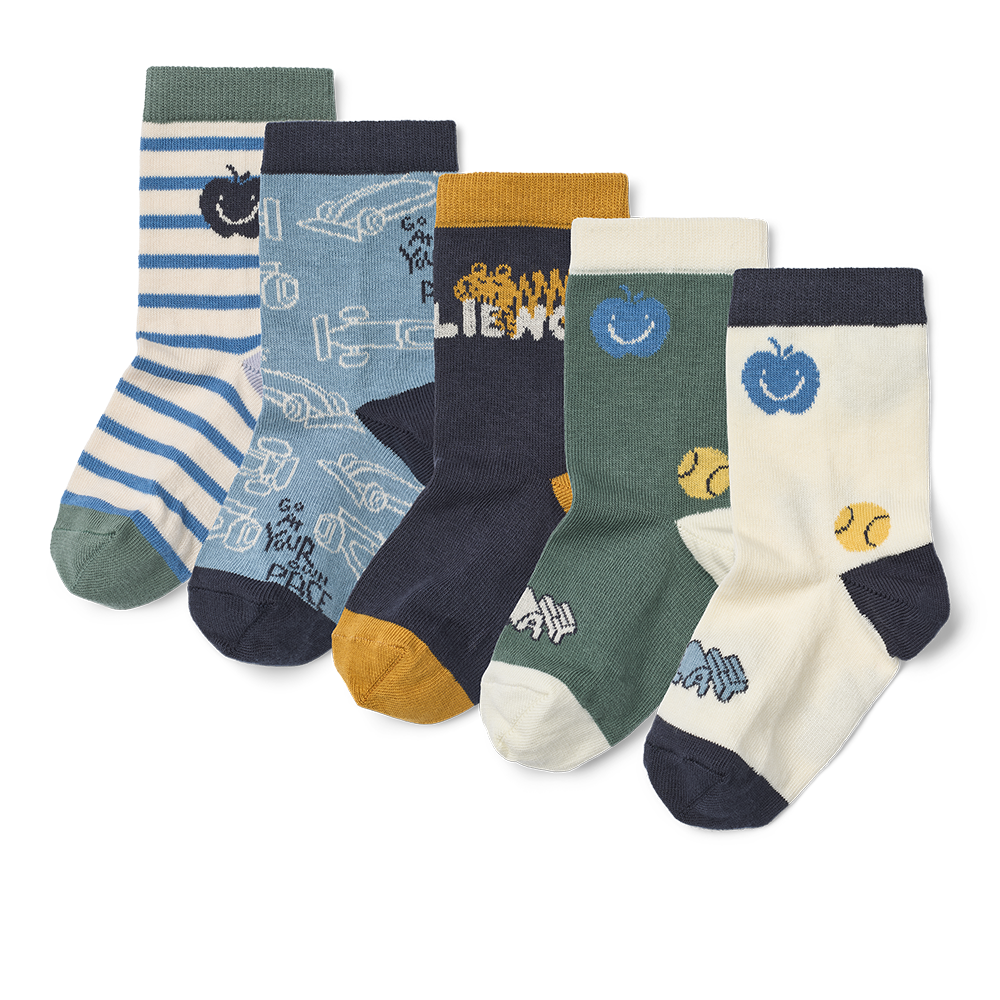 Liewood Chaussettes « Silas » lot de 4 Play Mix