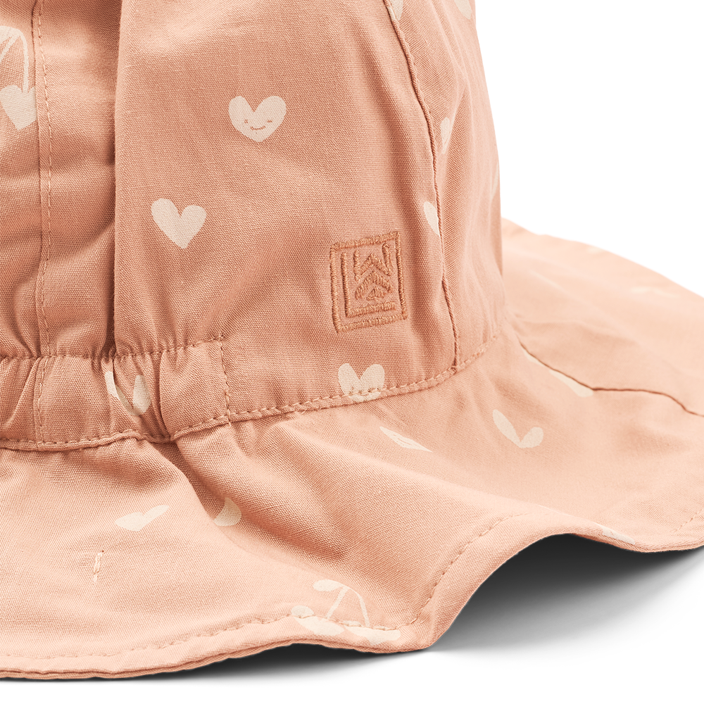 Liewood Chapeau de soleil réversible « Amelia » Sweethearts/Pale Tuscany