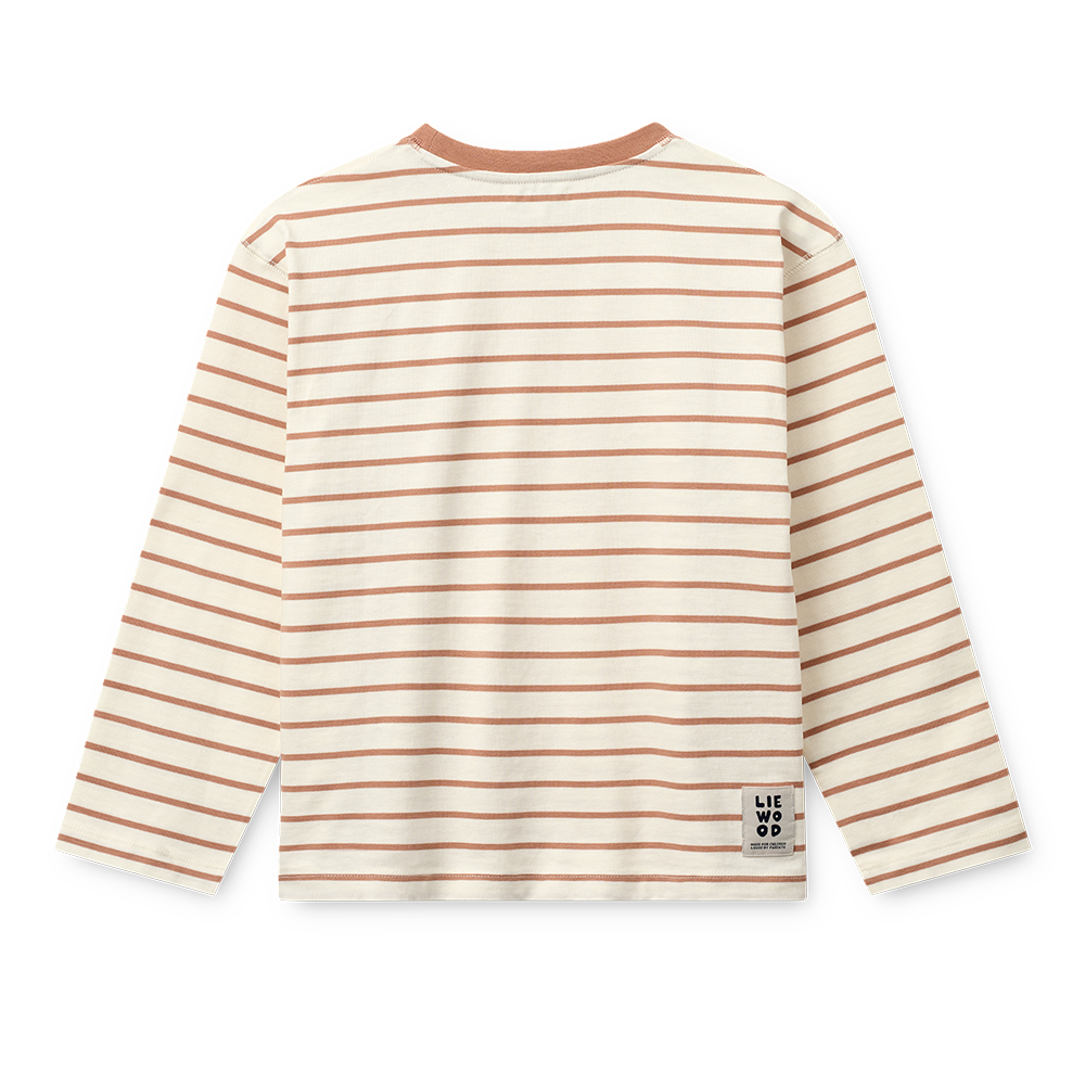 Liewood Baumwoll Langarm Shirt 'Tyler' Heart Tuscany Rose/Creme de la Creme