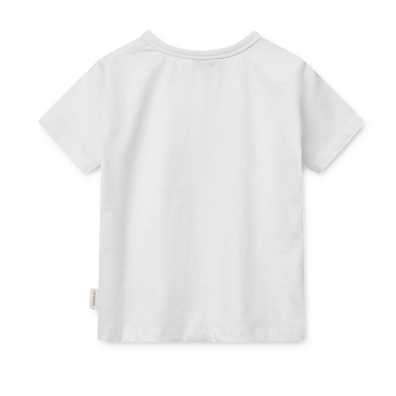 Liewood Baumwoll T-Shirt 'Apia' Pale Tuscany/Crisp White