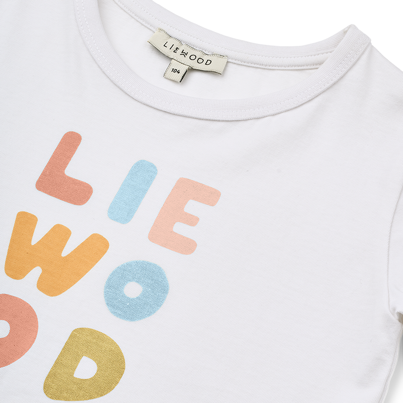 Liewood Baumwoll T-Shirt 'Apia' Pale Tuscany/Crisp White