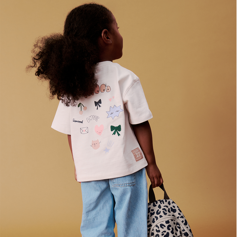 Liewood Cotton T-Shirt 'Tyler' Mood/Sandy