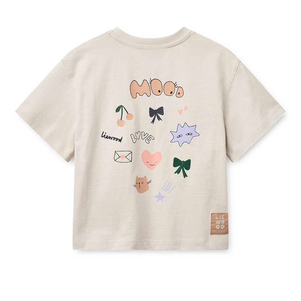 Liewood Cotton T-Shirt 'Tyler' Mood/Sandy