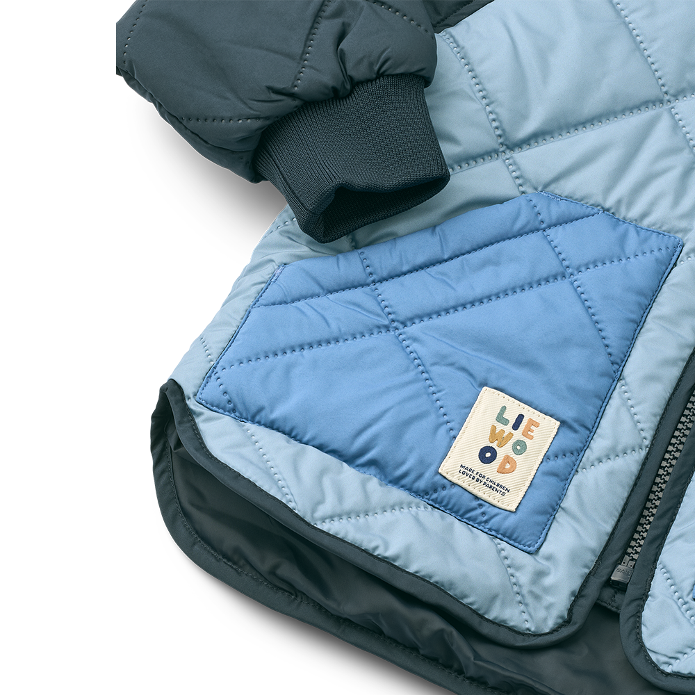 Liewood Thermo Jacket/Pants Set 'Zella' Beach Blue/Classic Navy Mix