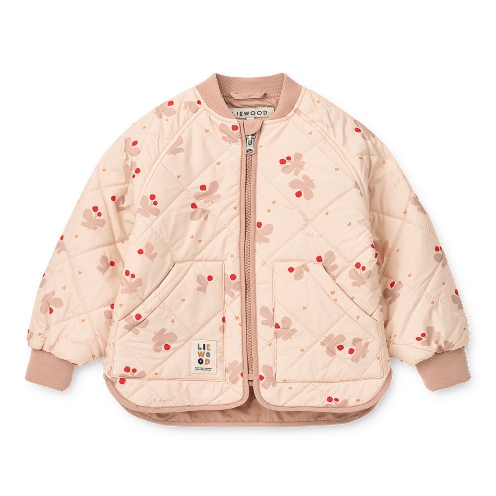 Liewood  Thermojacke/-hose Set 'Zella'  Butterfly/Apple Blossom