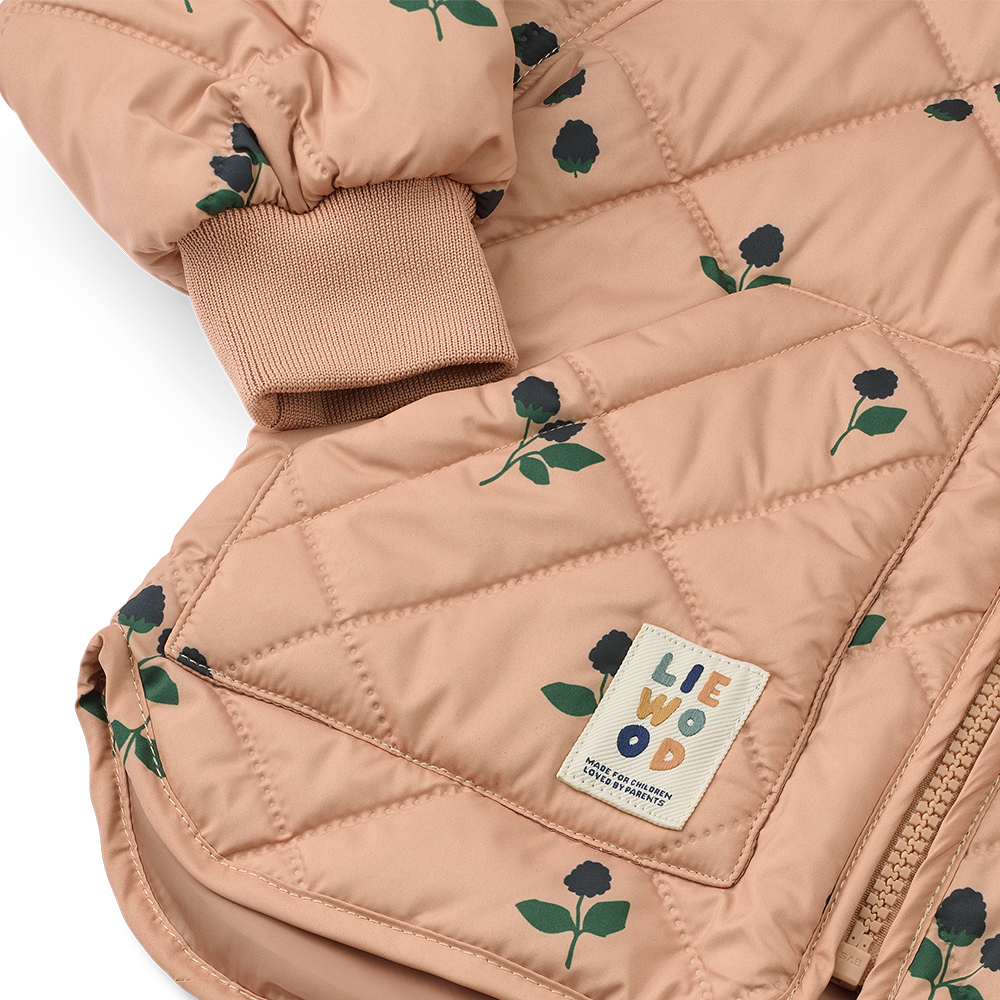 Liewood  Thermojacke/-hose Set 'Zella'  Berry/Pale Tuscany/Embroidery - Online MY SNOWFLAKE