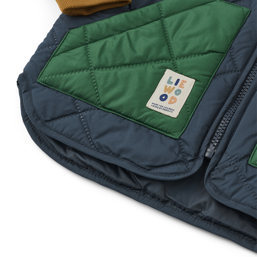Liewood  Thermojacke 'Zella'  Classic Navy Multi mix - Online MY SNOWFLAKE