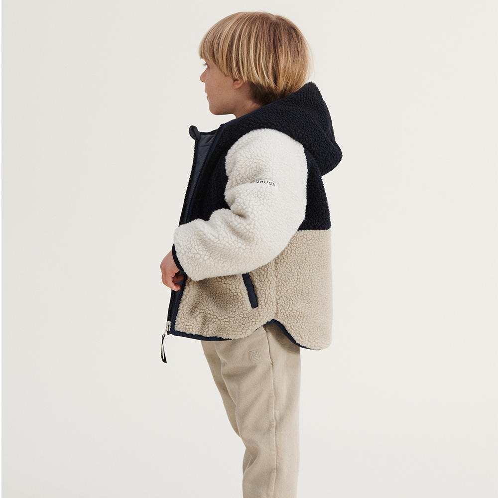 Liewood Wendbare Thermojacke 'Jackson' Whale Blue Multi Mix - Online MY SNOWFLAKE
