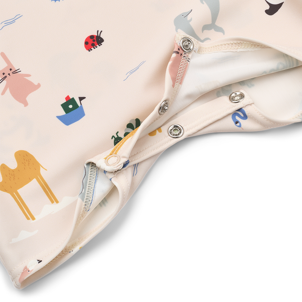 Liewood Baby Bade-Jumpsuit 'Thor' Around the World/Sandy