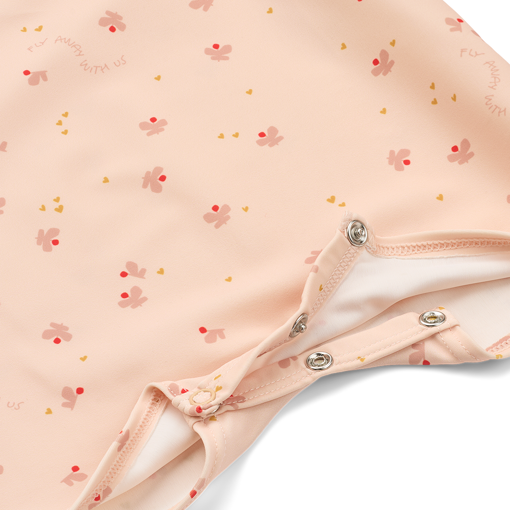 Combinaison de bain bébé Liewood 'Thor' Mini Butterfly/Apple Blossom