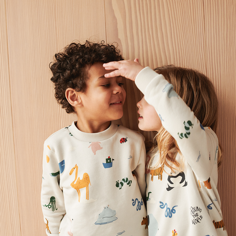 Liewood Pullover 'Thora' Around the World/Sandy - Online MY SNOWFLAKE