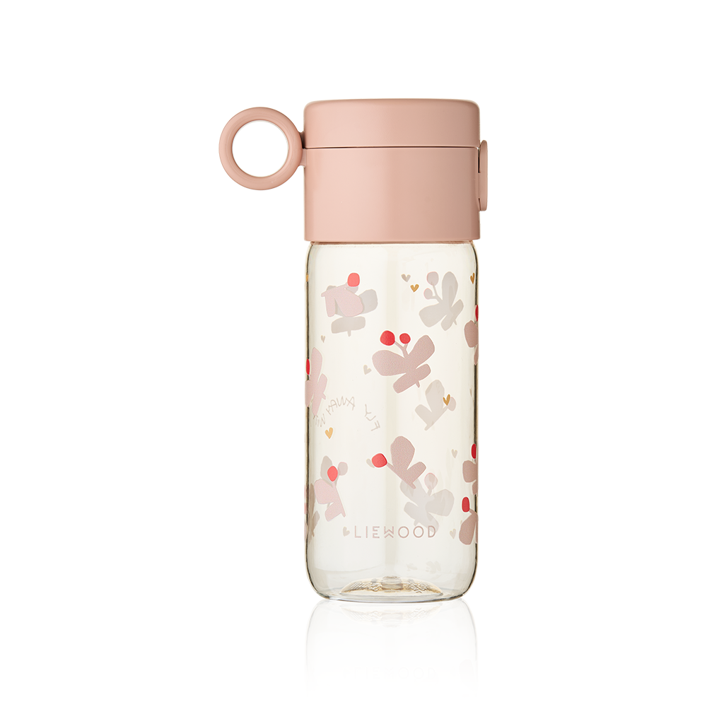 Liewood Drinking Bottle 'Clemence' 350 ml Butterfly/Apple Blossom