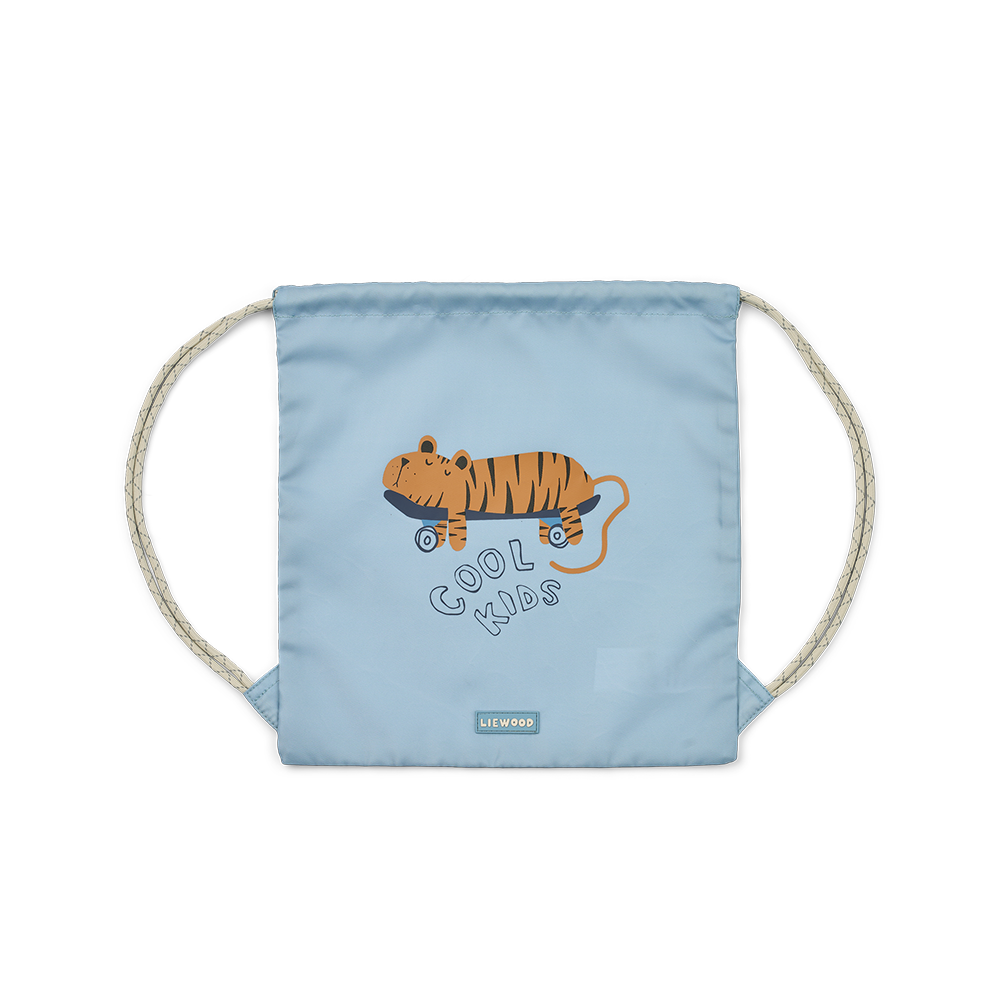 Liewood Drawstring Bag 'Danella' Tiger/Beach Blue