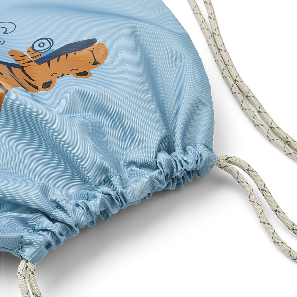 Liewood Drawstring Bag 'Danella' Tiger/Beach Blue