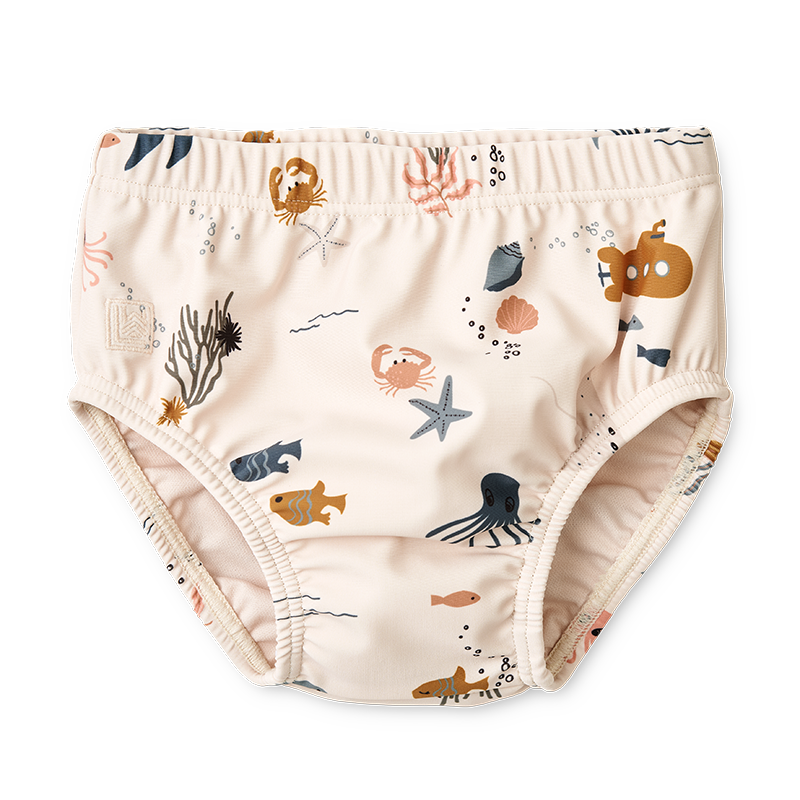 Liewood  UV Baby Badehose 'Anthony' Sea Creature/Sandy