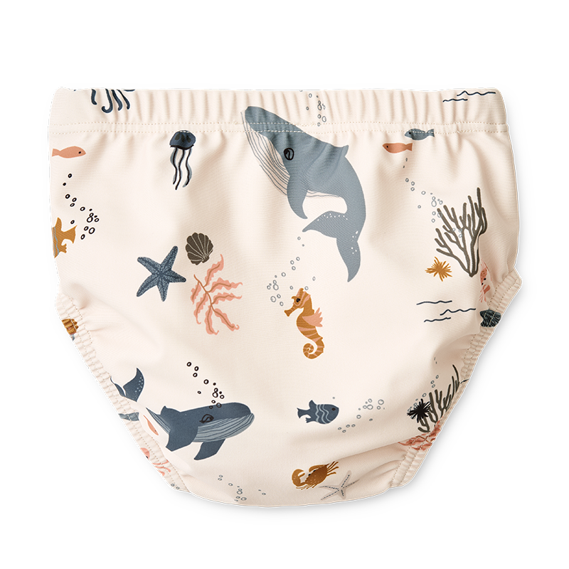 Liewood  UV Baby Badehose 'Anthony' Sea Creature/Sandy