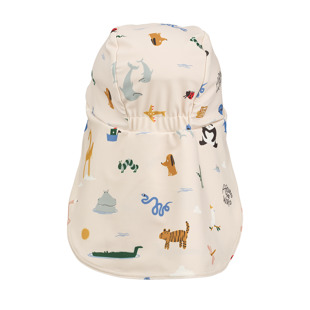 Liewood UV Swim Sun Hat 'Cecilia' Around the World/Sandy