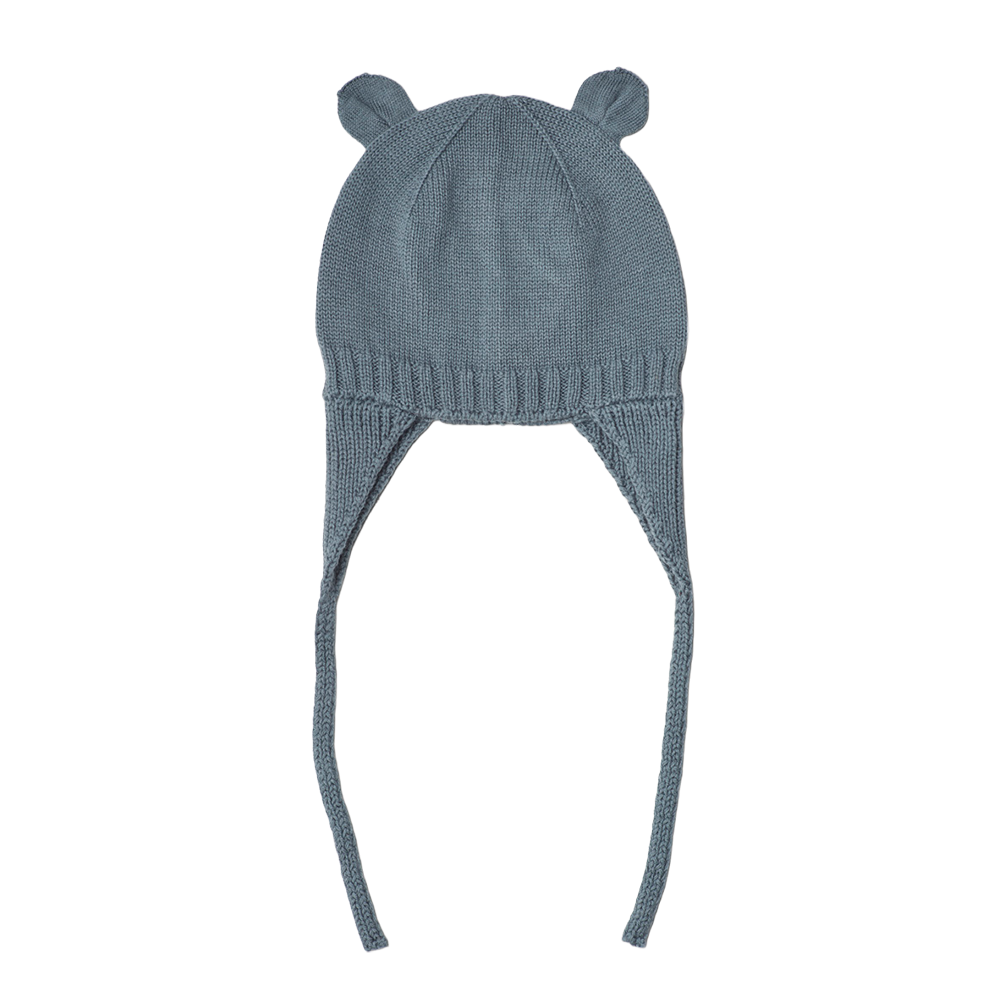 Liewood Bonnet tricoté bébé 'Violet' Whale Blue