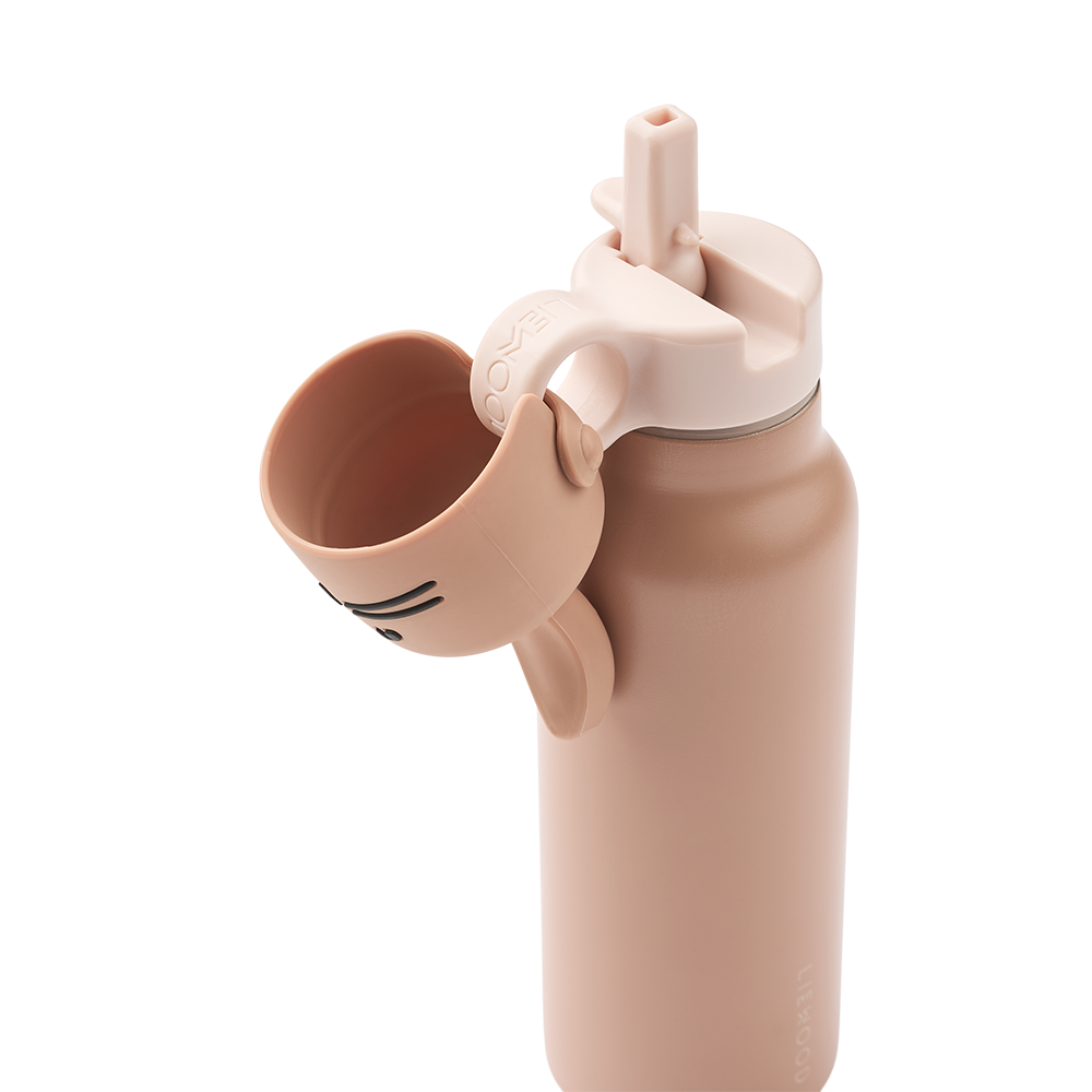 Liewood Drinking Bottle with Bunny Lid 'Falk' 350 ml Pale Tuscany
