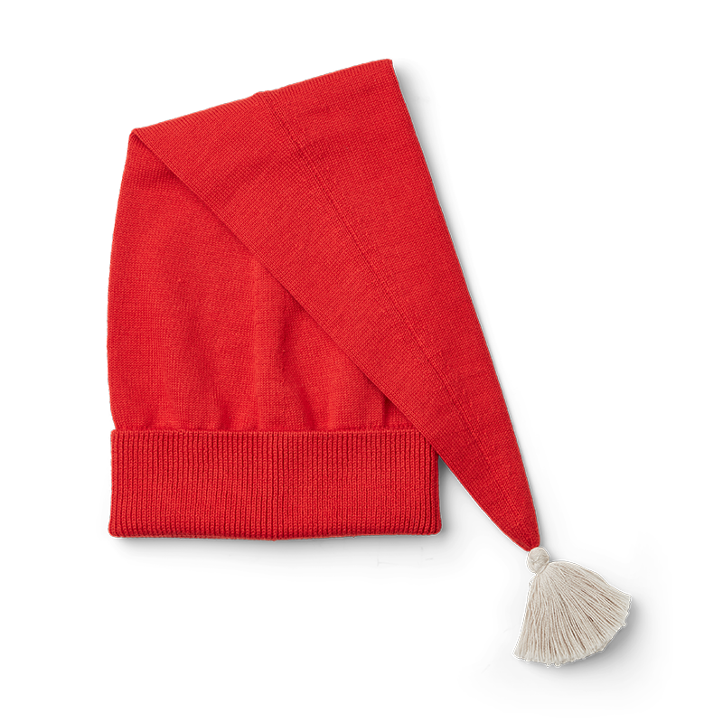 Liewood Gestrickte Weihnachtsmütze 'Alf'  Apple Red