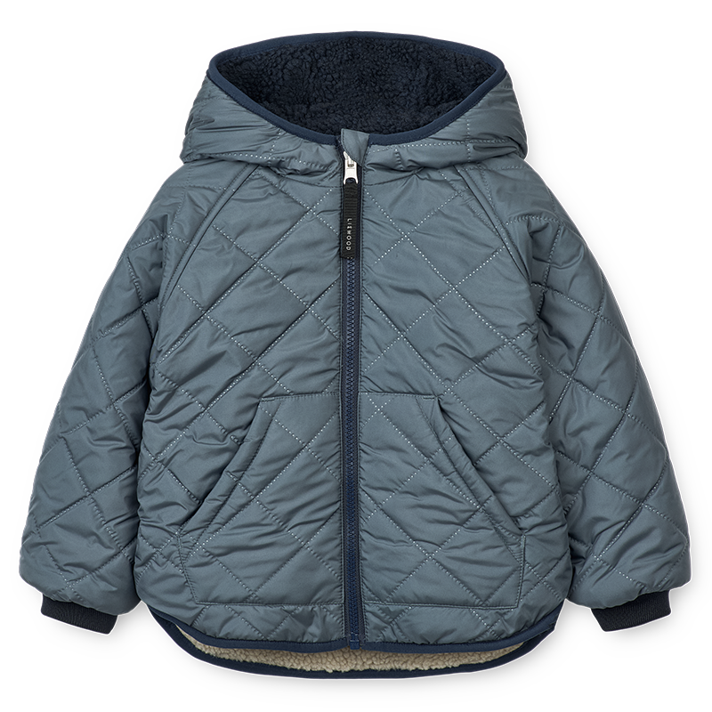 Wendbare Thermojacke in Blau für Kinder von Liewood.
