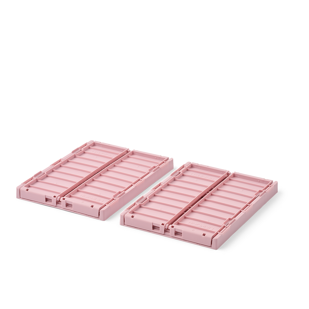 Liewood  Faltbare Aufbewahrungskiste S 2er Set 'Weston'  Rose Blush