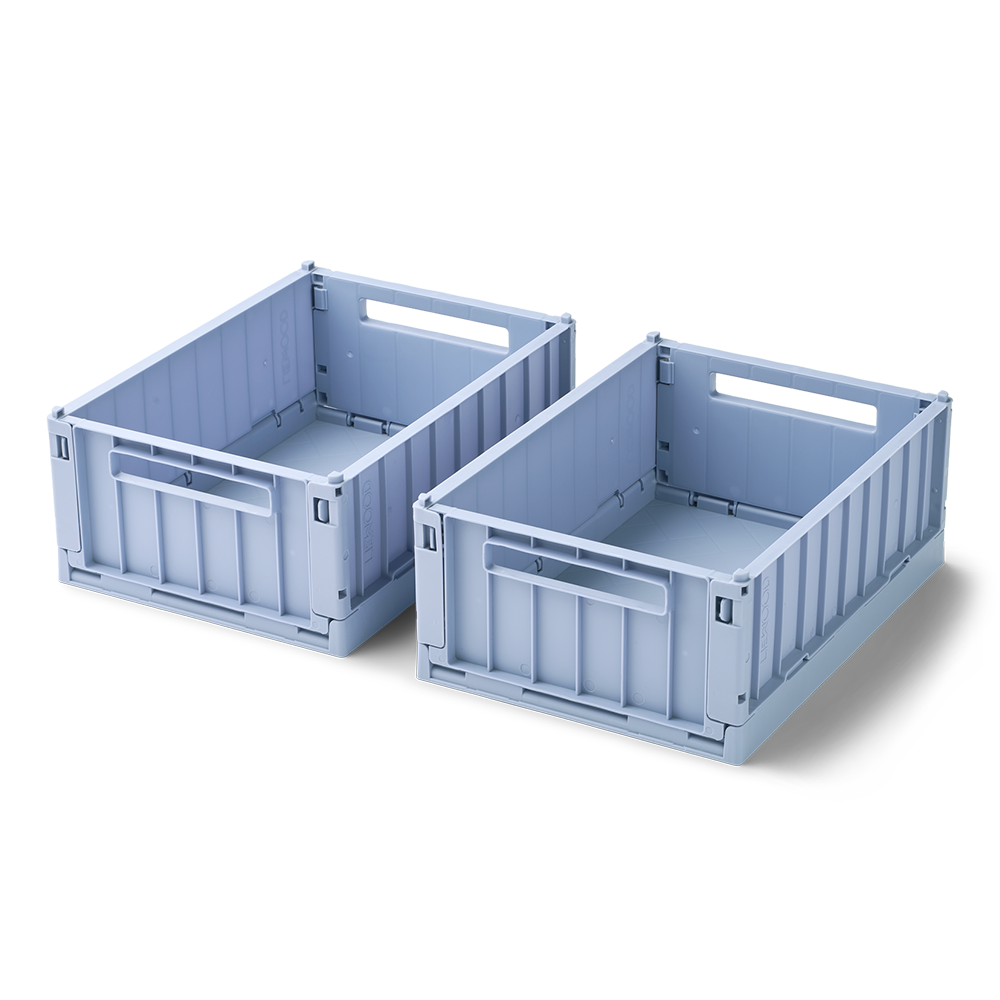 Liewood  Caisse de rangement pliable S lot de 2 'Weston'  Lavender