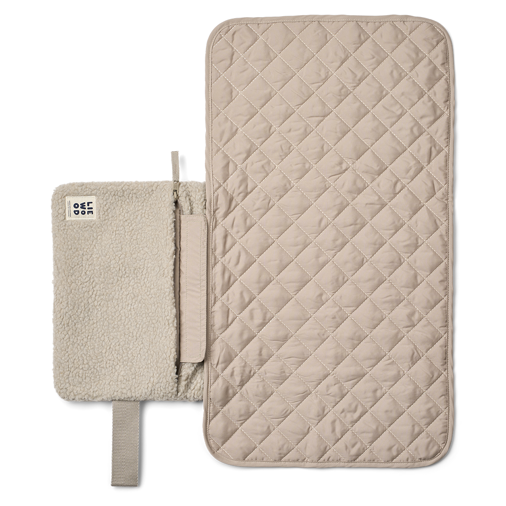 Liewood Pouch mit Wickelunterlage für unterwegs 'Dina' Mist