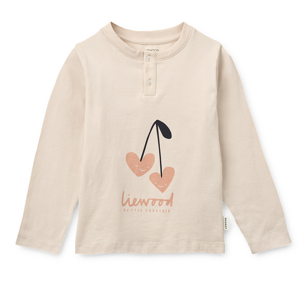 Liewood Pyjama Set 'Wilhelm' Heart/Sweetheart/Pale Tuscany/Mix
