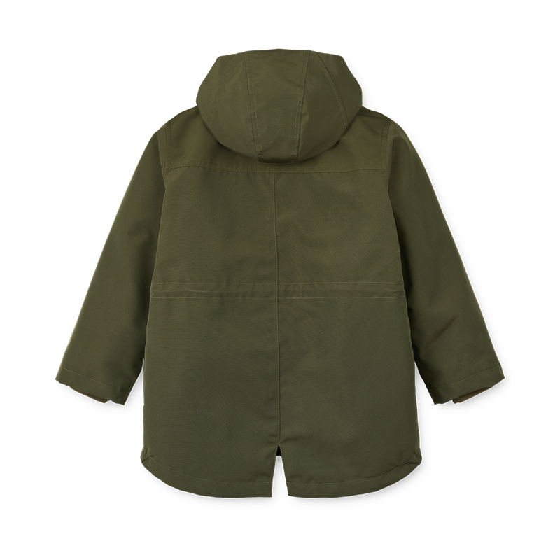 Liewood Wendbare Winterjacke 'Timber' Army Brown Multi Mix - Online MY SNOWFLAKE