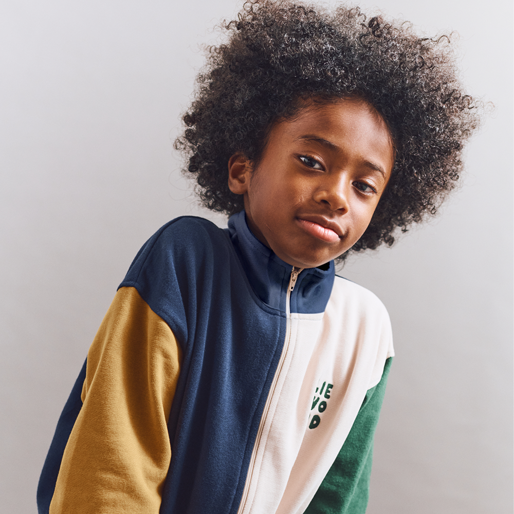 Liewood Sweatshirt zippé 'Cassius' Classic Navy Multi Mix