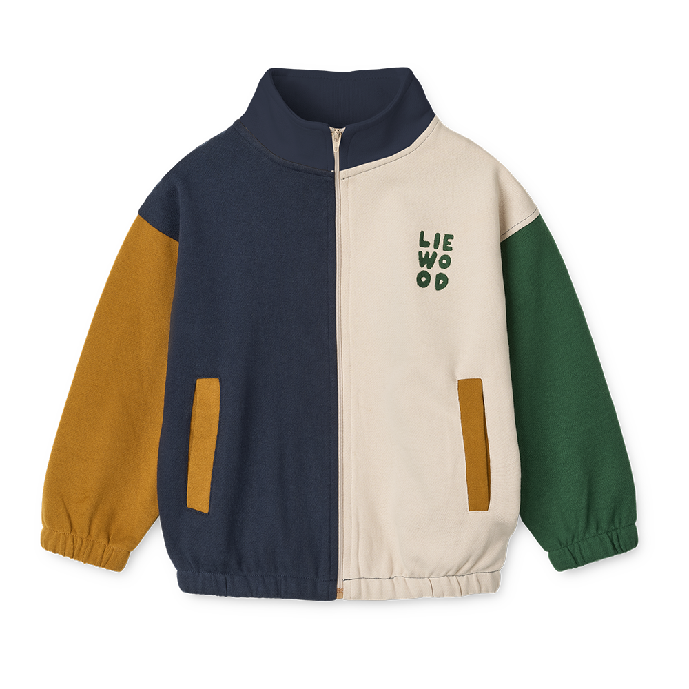 Liewood Sweatshirt zippé 'Cassius' Classic Navy Multi Mix